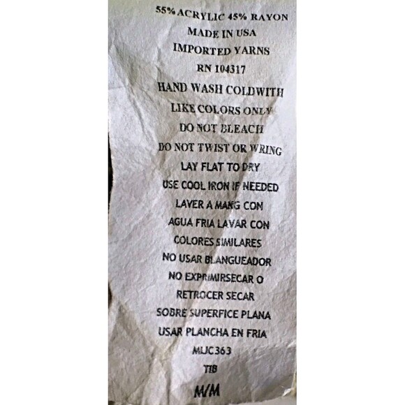 I'm In Love With Derek Women's Open Knit Beige Long Cardigan, Size M - Picture 5 of 5